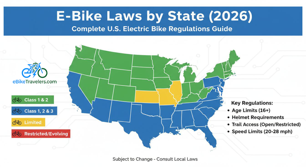 E-Bike Laws by State (2026) – Complete U.S. Electric Bike Regulations ...