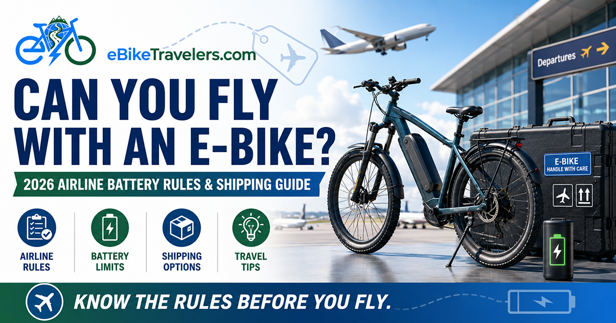 Can You Fly With an E-Bike