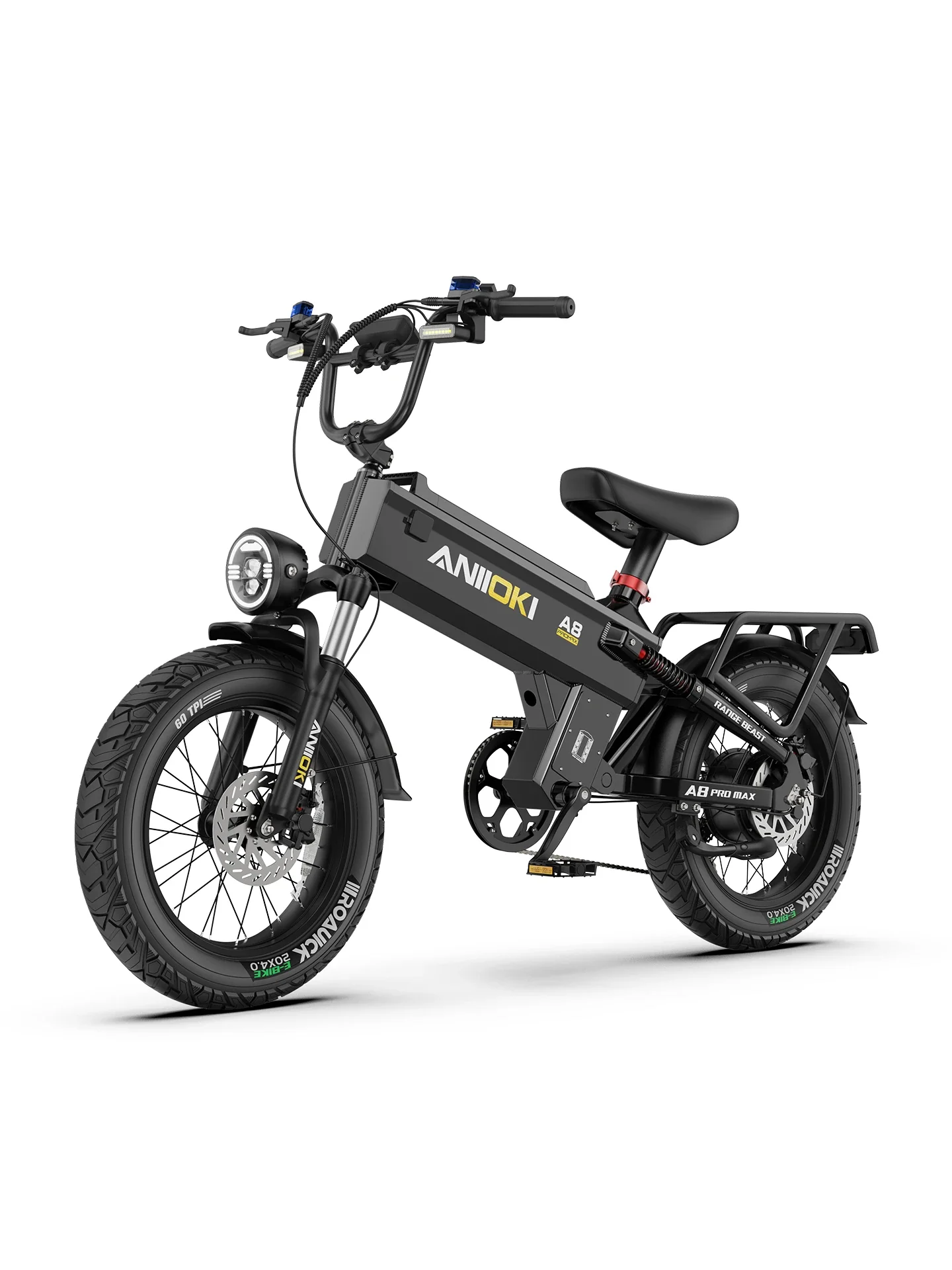 Aniioki A8 Pro Max long-range fat-tire hunting e-bike