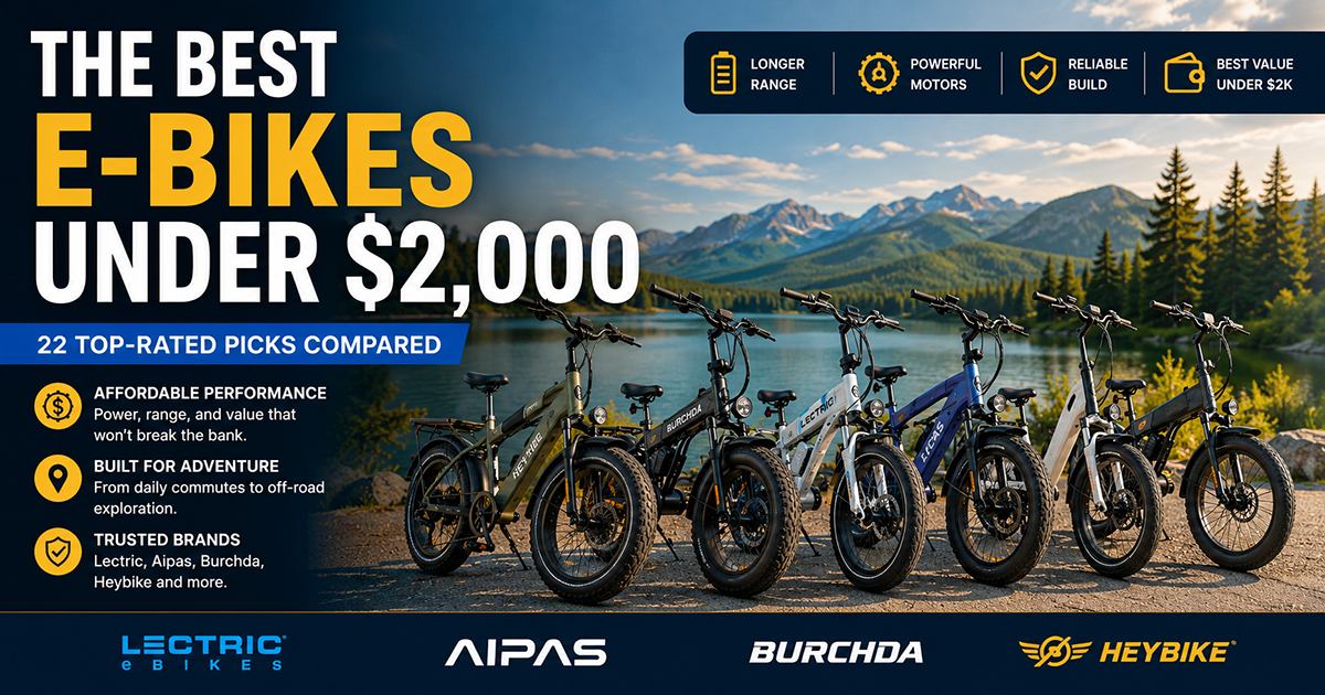 Best E-Bikes Under $2,000